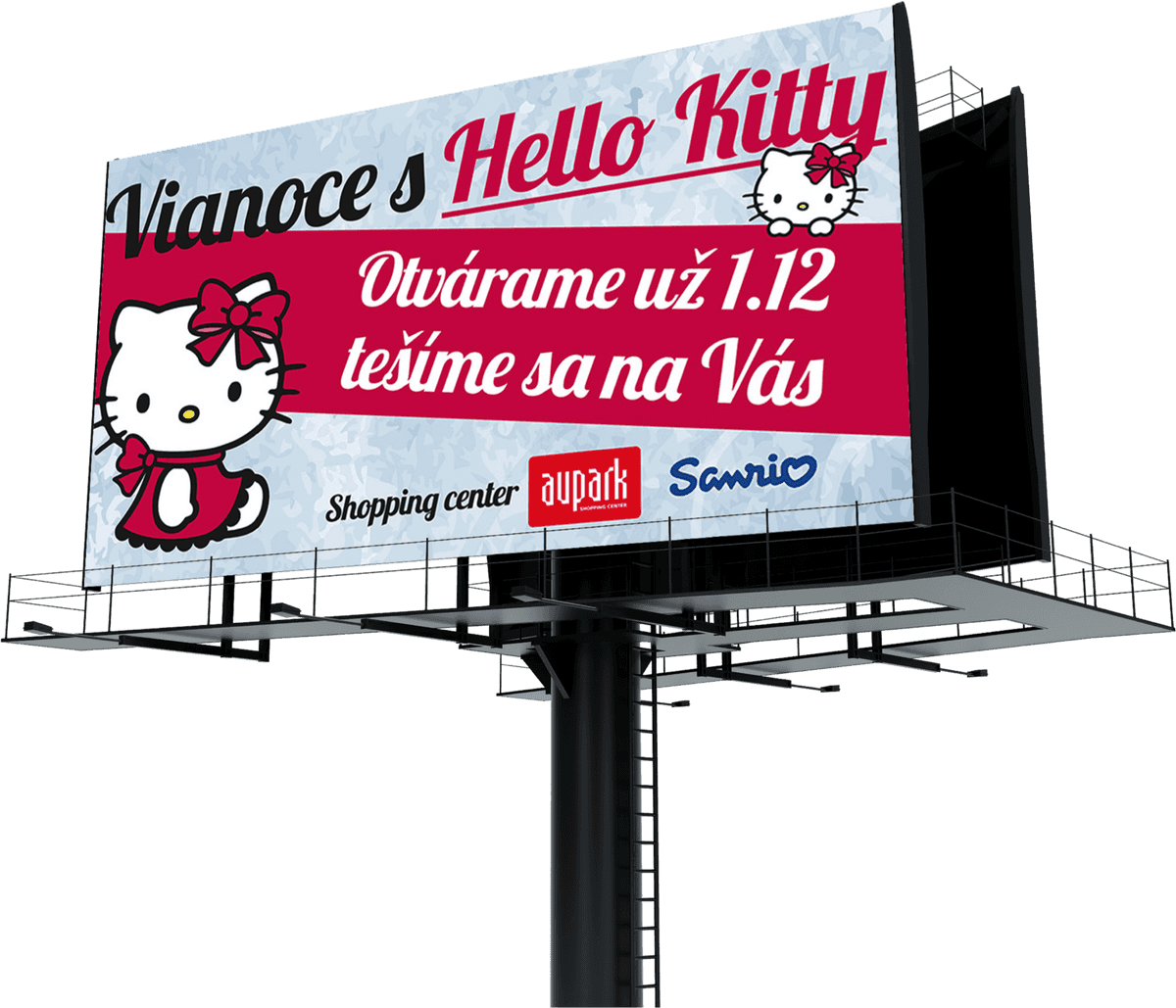 Tvorba bannerov pre Hello Kitty